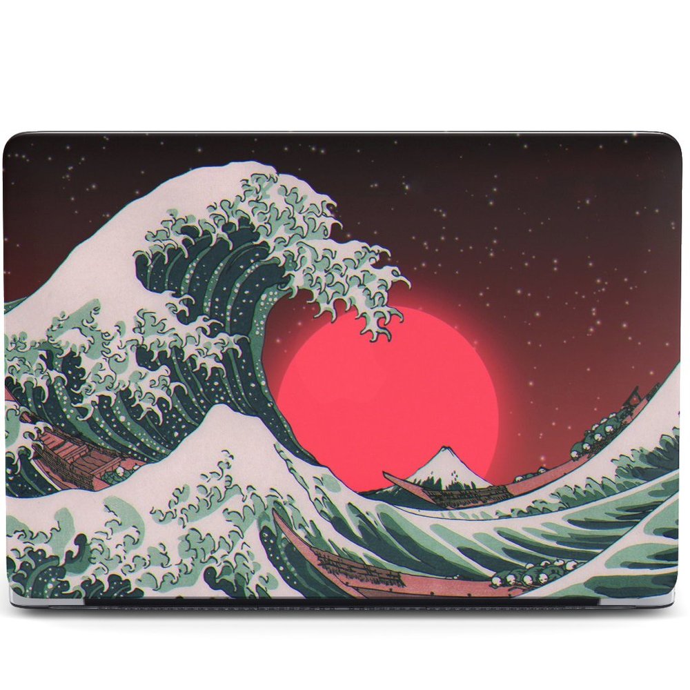 The Great Wave off Kanagawa Art case for apple MacBook All Generations Air Pro